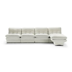 Carsons Mid Century Curved Modular Sectional Sofa | Combination 002