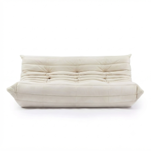 Michel Ducaroy Alcantara Suede Quayside 3 Seater Fabric Sofa