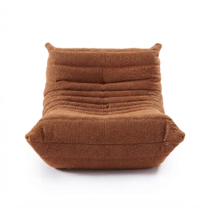 Michel Ducaroy Tweed Fireside Chair