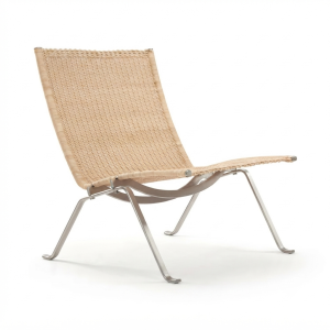 PK22 Natural Rattan Lounge Chair