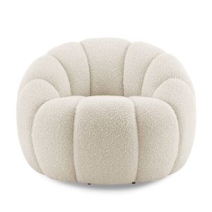 Soline Modern Pumpkin Lounge Chair