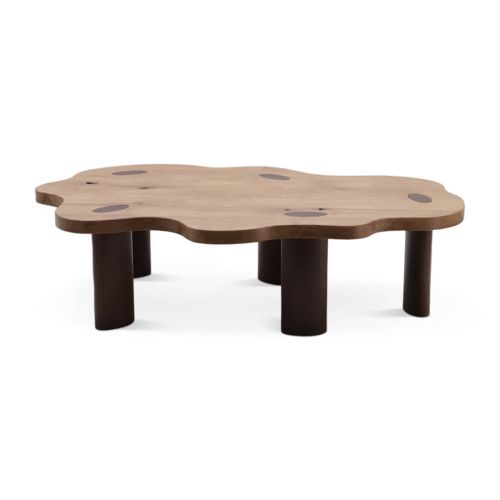 Amelie Wood Freeform Cloud Coffee Table - Large