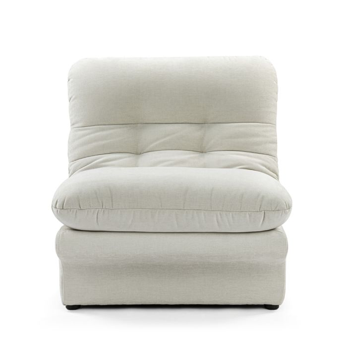 Carsons Mid Century Curved Modular Sectional Sofa | Middle Module