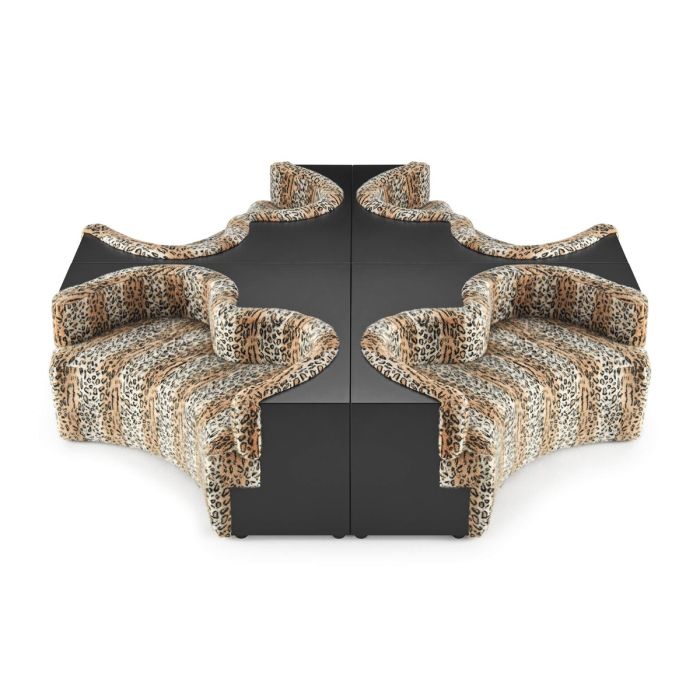 Archizoom Associati Italian Modular Safari Sofa | Combination A