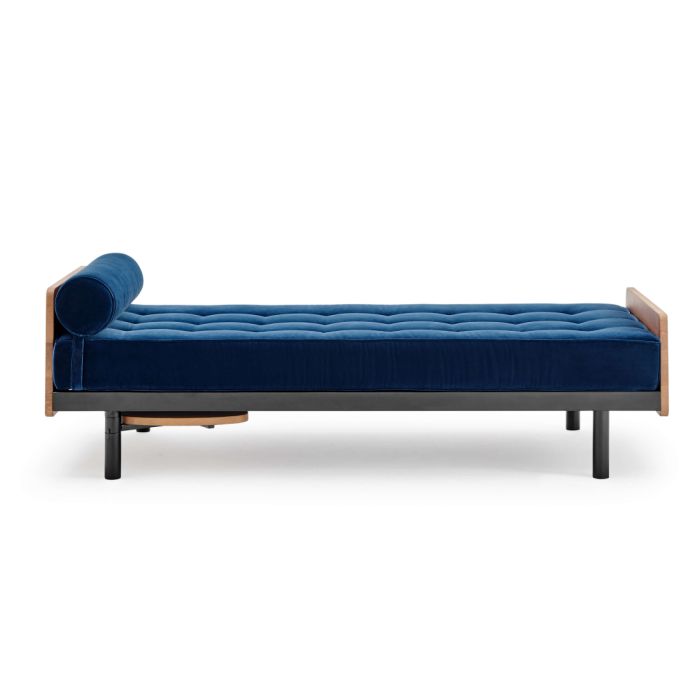S.C.A.L. Mid Century Modern Upholstered Wood Daybed