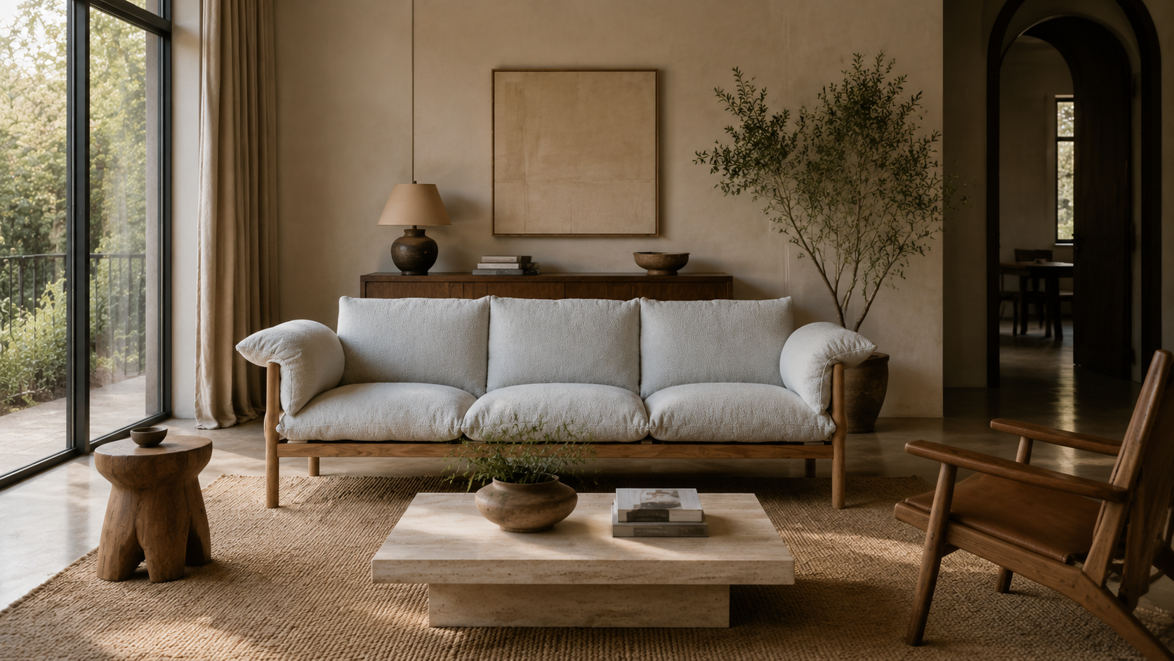 Emery Boucle Sofa