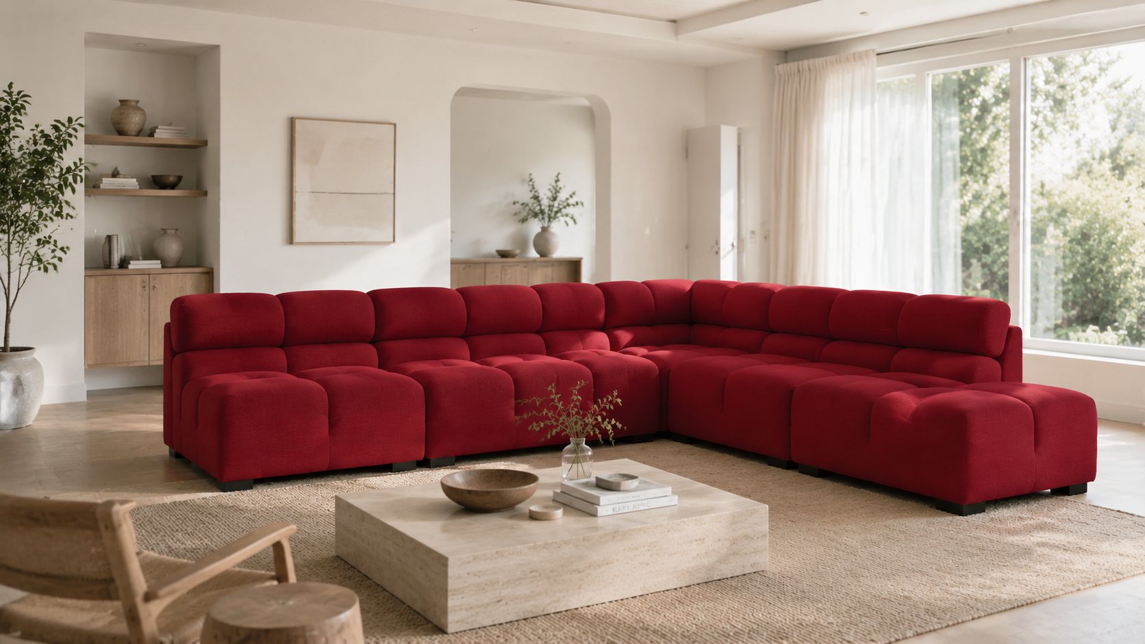Tufted Sofa | TF001 Middle Module