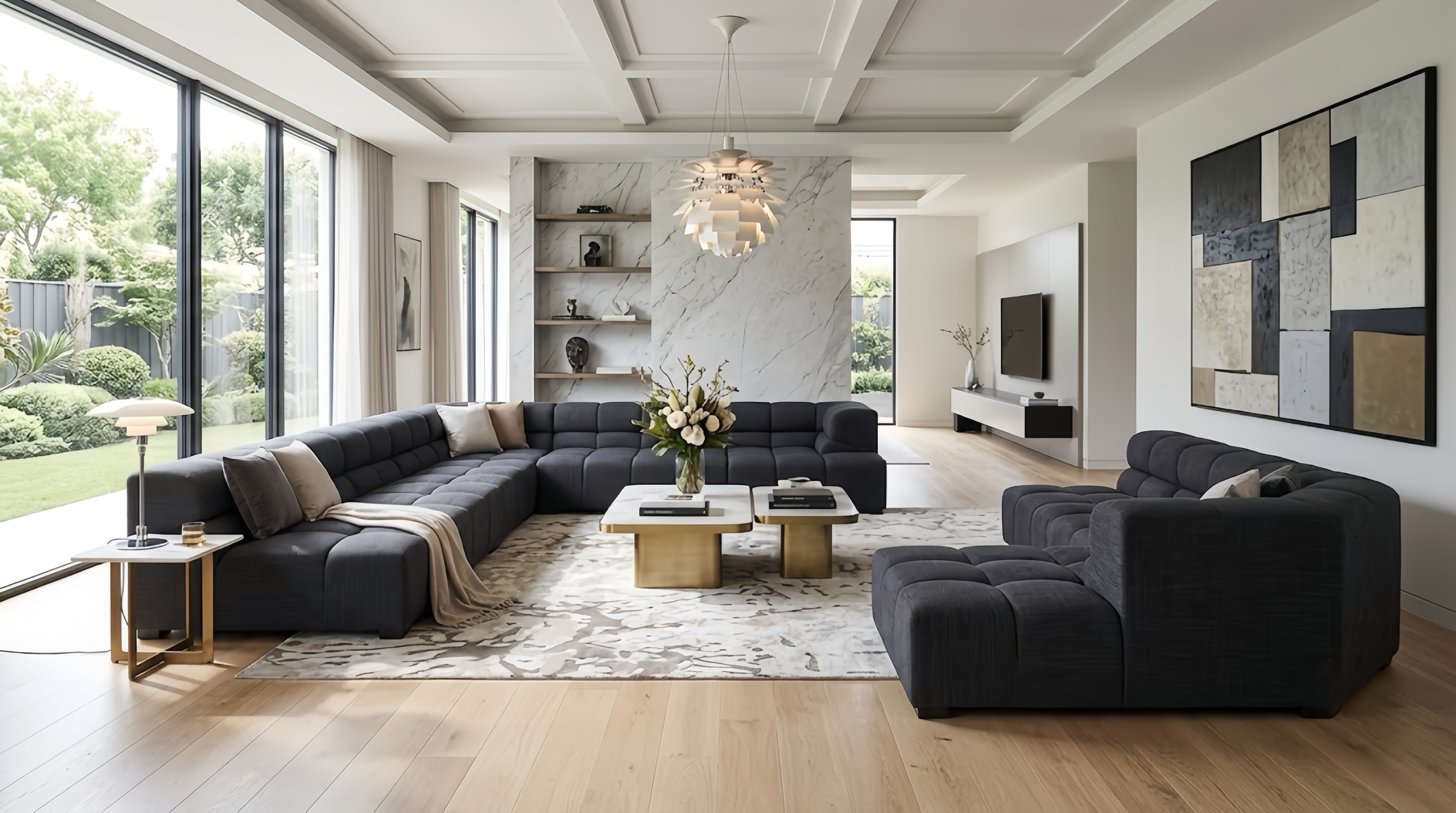 Tufted Sofa | TF009 Deep Left Corner Half