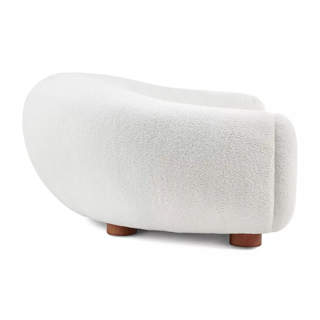 Luxurious Shearling or Bouclé Upholstery