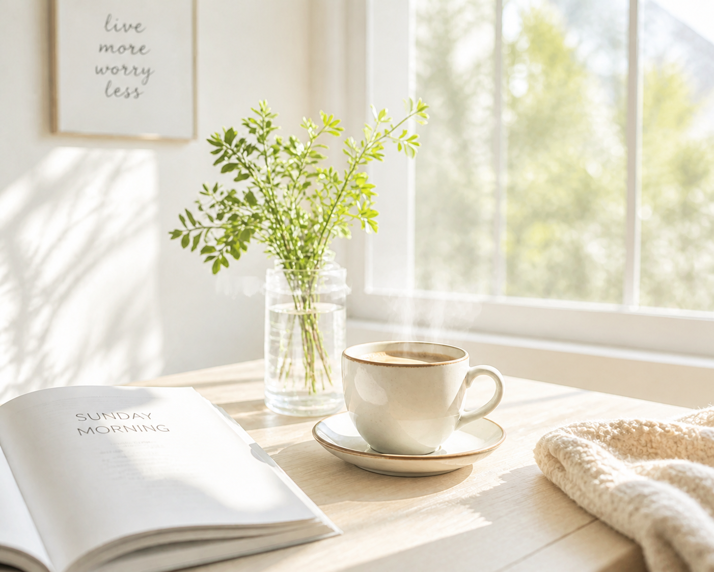 Sunday morning coffee